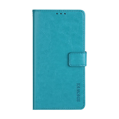 For LG G8 ThinQ idewei Crazy Horse Texture Horizontal Flip Leather Case with Holder & Card Slots & Wallet(Sky Blue) - LG by idewei | Online Shopping South Africa | PMC Jewellery | Buy Now Pay Later Mobicred