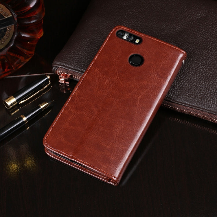 For Ulefone MIX 2 idewei  Crazy Horse Texture Horizontal Flip Leather Case with Holder & Card Slots & Wallet(Black) - Ulefone Cases by idewei | Online Shopping South Africa | PMC Jewellery | Buy Now Pay Later Mobicred