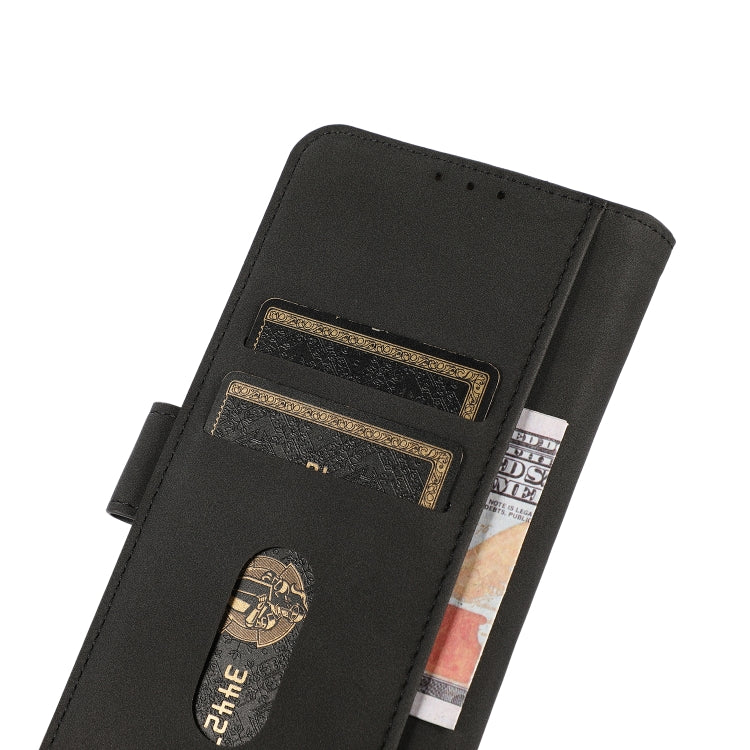 For Motorola Moto E13 4G KHAZNEH Matte Texture Leather Phone Case(Black) - Motorola Cases by PMC TechLife | Online Shopping South Africa | PMC TechLife | Buy Now Pay Later Mobicred