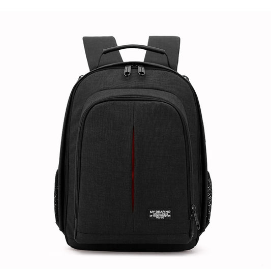 Small Waterproof Camera Backpack Shoulders SLR Camera Bag(Black) - Backpack by PMC Jewellery | Online Shopping South Africa | PMC Jewellery | Buy Now Pay Later Mobicred