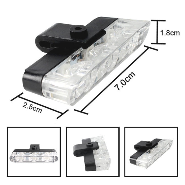 4 in 1 Car 12LEDs Grille Flash Lights Warning Lights with Wireless Remote Control, Color:Red White - Warning Lights by PMC TechLife | Online Shopping South Africa | PMC TechLife | Buy Now Pay Later Mobicred
