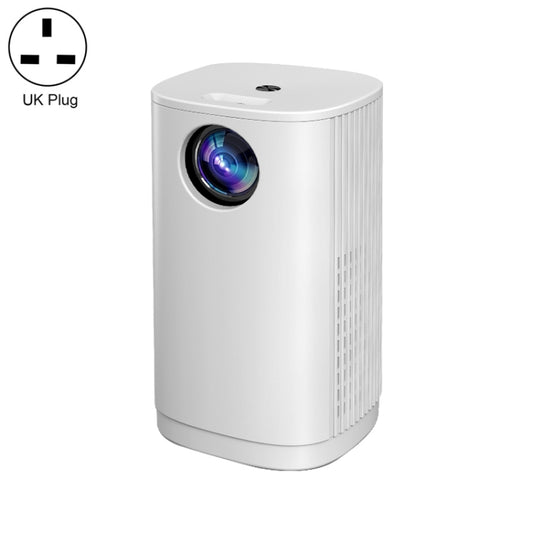 T1 480x360 800 Lumens Portable Mini LED Projector, Specification:UK Plug(White) - LED Projector by PMC Jewellery | Online Shopping South Africa | PMC Jewellery | Buy Now Pay Later Mobicred