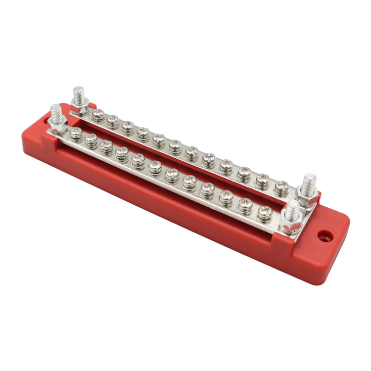 CP-3109-02 150A 12-48V RV Yacht Double-row 12-way Busbar(Red) - Booster Cable & Clip by PMC Jewellery | Online Shopping South Africa | PMC Jewellery | Buy Now Pay Later Mobicred