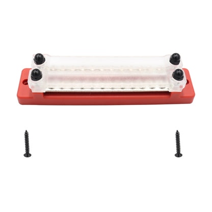 CP-3109-02 150A 12-48V RV Yacht Double-row 12-way Busbar(Red) - Booster Cable & Clip by PMC Jewellery | Online Shopping South Africa | PMC Jewellery | Buy Now Pay Later Mobicred