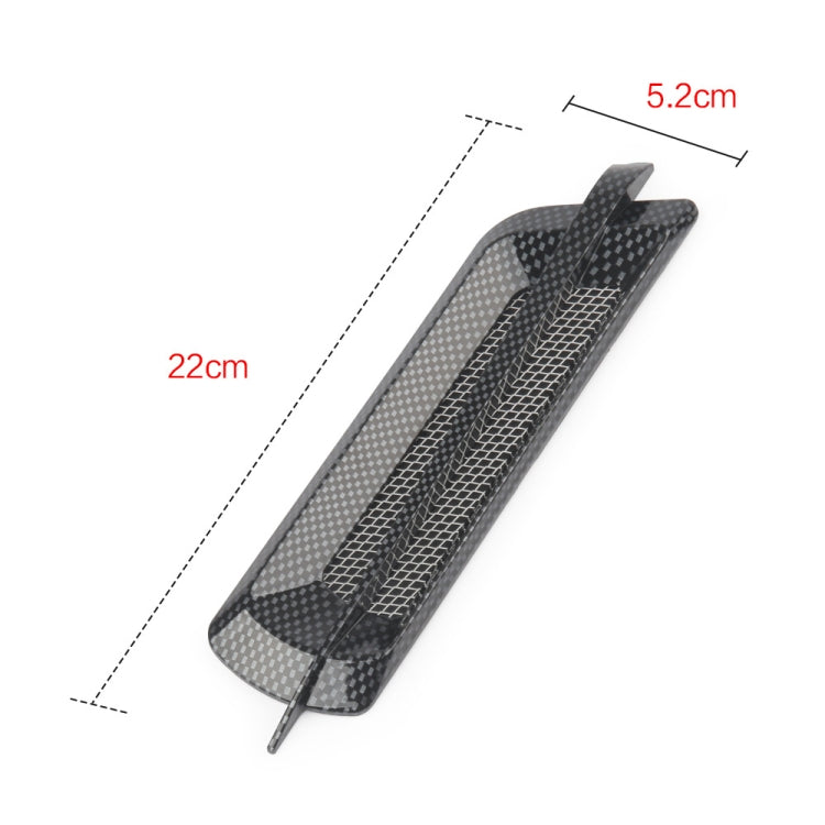 CS2 Car Modified Hood Air Outlet Decorative Stickers(Mirror) - Decorative Sticker by PMC TechLife | Online Shopping South Africa | PMC TechLife | Buy Now Pay Later Mobicred