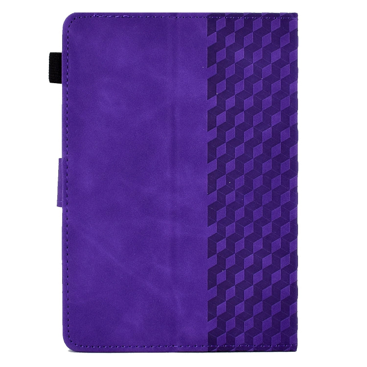 For 7.0 inch Universal Tablet Rhombus Embossed Leather Case(Purple) - 7 inch by PMC TechLife | Online Shopping South Africa | PMC TechLife | Buy Now Pay Later Mobicred