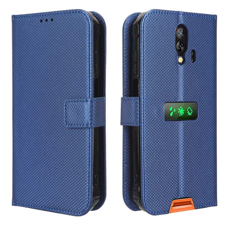 For Blackview BV7200 Diamond Texture Leather Phone Case(Blue) - More Brand by PMC TechLife | Online Shopping South Africa | PMC TechLife | Buy Now Pay Later Mobicred