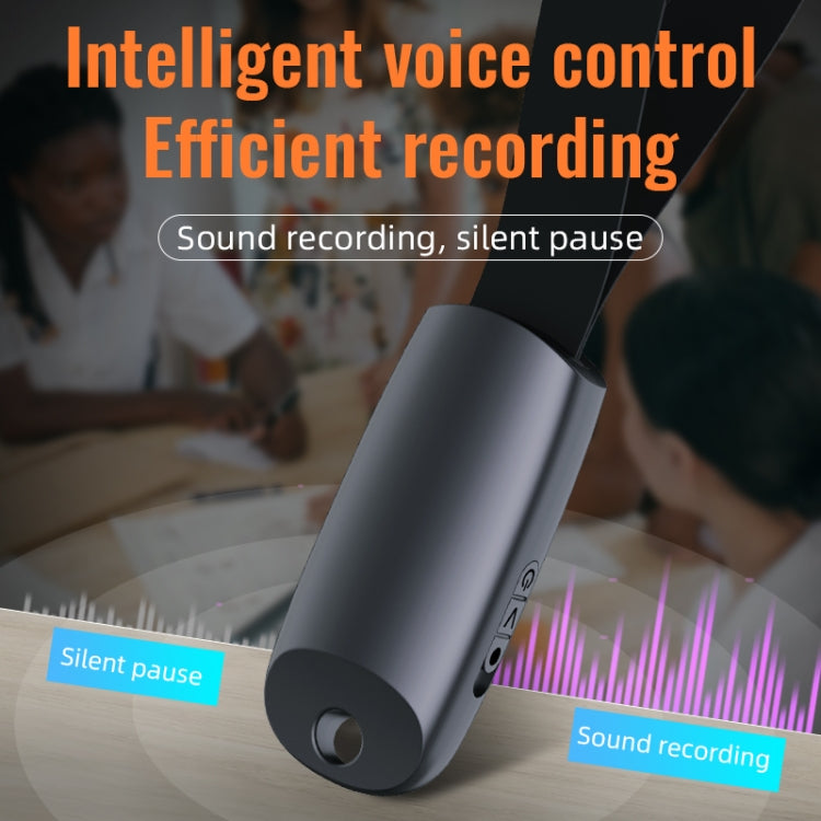 JNN S26 Smart Digital Noise Canceling Voice Recorder with Lanyard, Capacity:8GB(Black) - Recording Pen by JNN | Online Shopping South Africa | PMC TechLife | Buy Now Pay Later Mobicred