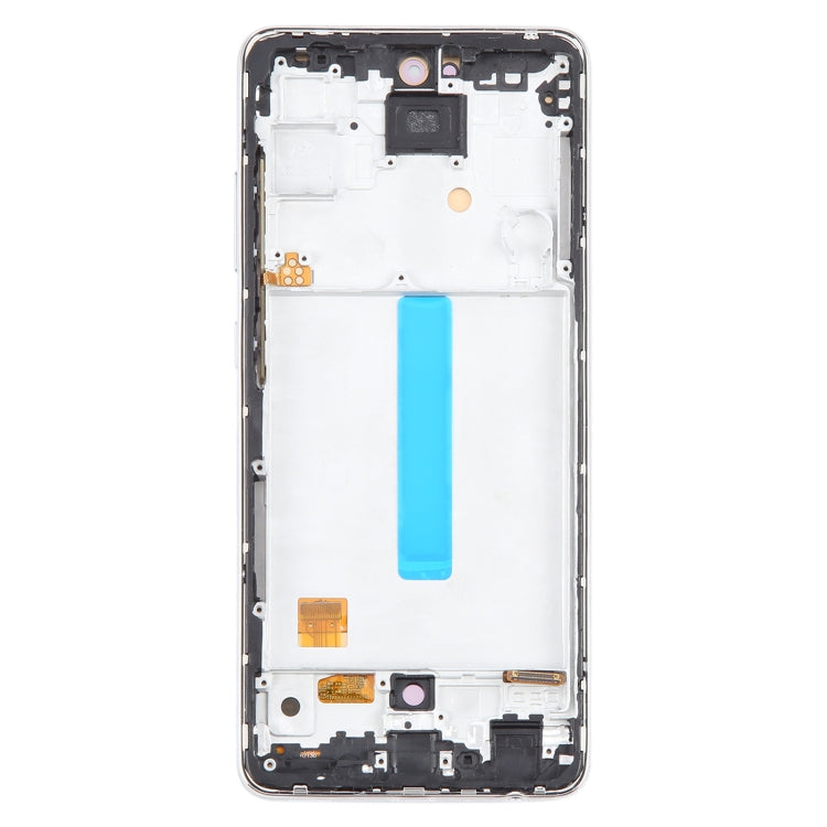 For Samsung Galaxy A52 4G SM-A525 6.43 inch OLED LCD Screen Digitizer Full Assembly with Frame (White) - LCD Screen by PMC Jewellery | Online Shopping South Africa | PMC Jewellery | Buy Now Pay Later Mobicred