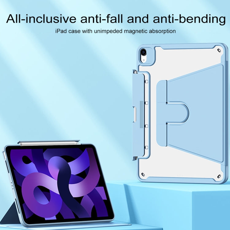 For Huawei MatePad 10.8 Detachable Rotating Leather Tablet Case(Blue) - Huawei by PMC TechLife | Online Shopping South Africa | PMC TechLife | Buy Now Pay Later Mobicred