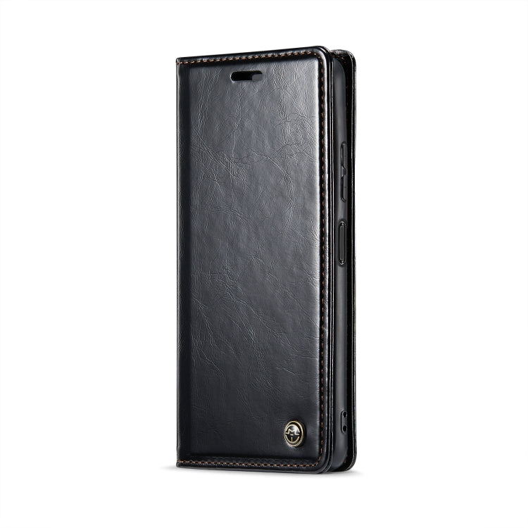 For Xiaomi Redmi Note 12 5G / Poco X5 CaseMe 003 Crazy Horse Texture Leather Phone Case(Black) - Xiaomi Cases by CaseMe | Online Shopping South Africa | PMC Jewellery | Buy Now Pay Later Mobicred