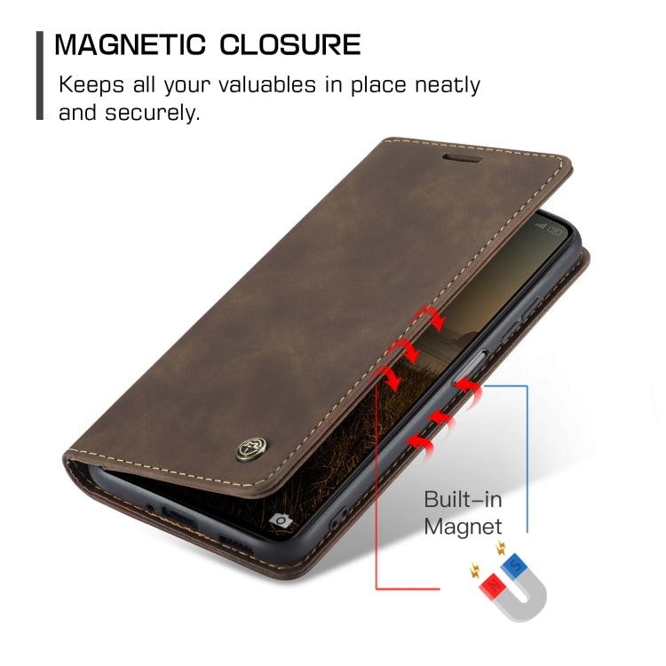 For OPPO Reno8 T 5G CaseMe 013 Multifunctional Horizontal Flip Leather Phone Case(Coffee) - OPPO Cases by CaseMe | Online Shopping South Africa | PMC Jewellery | Buy Now Pay Later Mobicred