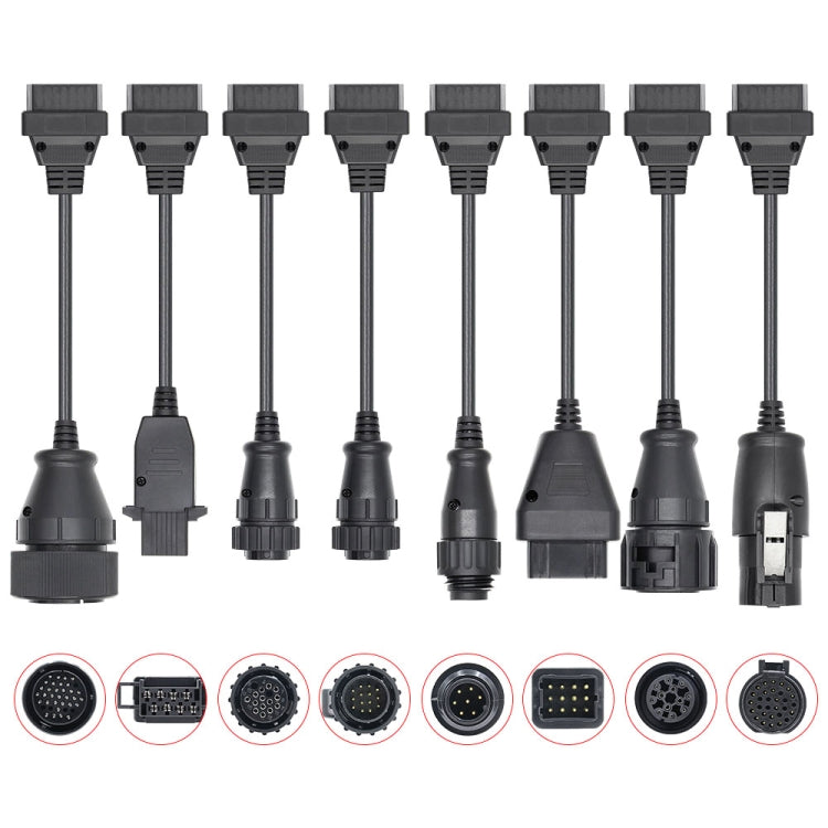 8 in 1 Truck TCS Auto Tool OBD2 Diagnostic Conversion Cable - Cables & Connectors by PMC TechLife | Online Shopping South Africa | PMC TechLife | Buy Now Pay Later Mobicred