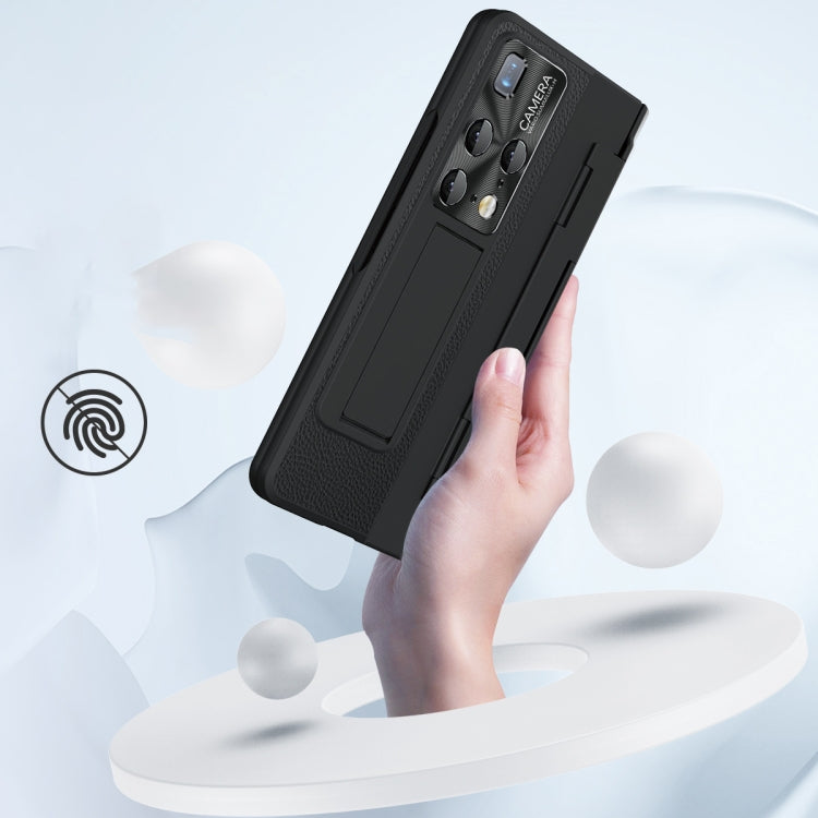 For Huawei Mate X2 Integrated Full Coverage Hinge Phone Case with Stylus(Gold+White) - Huawei Cases by PMC TechLife | Online Shopping South Africa | PMC TechLife | Buy Now Pay Later Mobicred