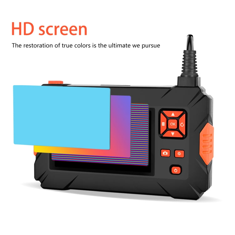 P130 14mm 4.3 inch Single Camera with Screen Endoscope, Length:10m - free shipping - PMC TechLife - Order now!