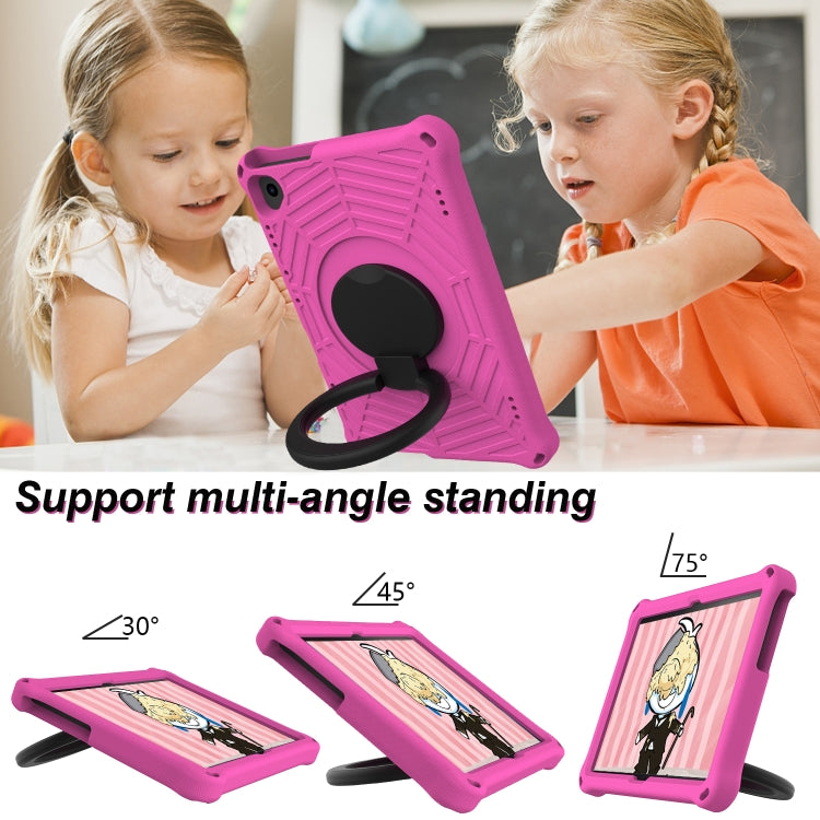For Huawei MediaPad T5 Spider King Silicone Protective Tablet Case(Rose Red) - Huawei by PMC TechLife | Online Shopping South Africa | PMC TechLife | Buy Now Pay Later Mobicred
