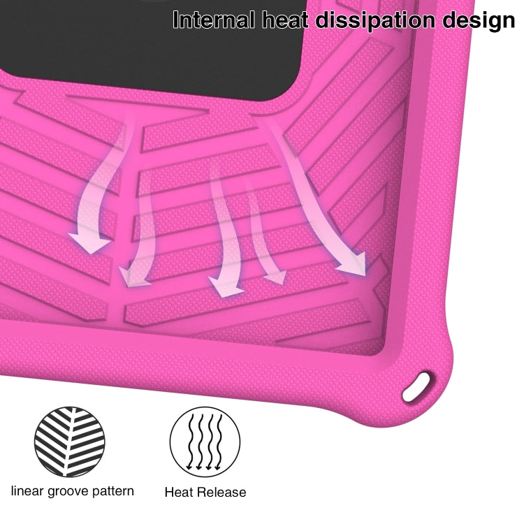 For Huawei MediaPad T5 Spider King Silicone Protective Tablet Case(Rose Red) - Huawei by PMC TechLife | Online Shopping South Africa | PMC TechLife | Buy Now Pay Later Mobicred