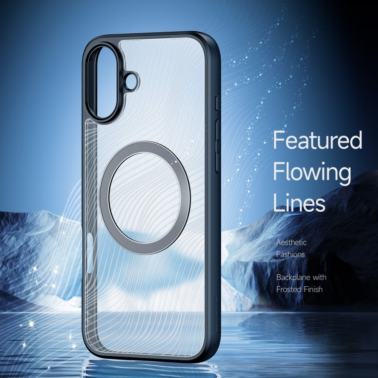 For iPhone 16 Plus DUX DUCIS Aimo Mag Series TPU + PC MagSafe Frosted Feel Phone Case(Black) - iPhone 16 Plus Cases by DUX DUCIS | Online Shopping South Africa | PMC Jewellery | Buy Now Pay Later Mobicred