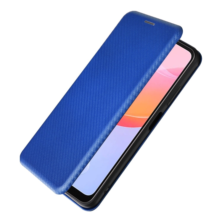 For Blackview A85 Carbon Fiber Texture Flip Leather Phone Case(Blue) - More Brand by PMC Jewellery | Online Shopping South Africa | PMC Jewellery | Buy Now Pay Later Mobicred