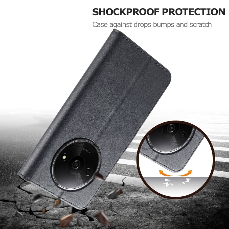 For Xiaomi Redmi A3 LC.IMEEKE Calf Texture Leather Phone Case(Black) - free shipping - PMC TechLife - Order now!