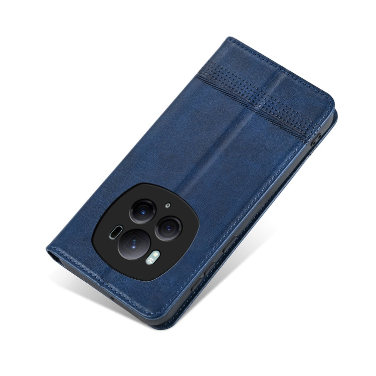 For Honor Magic6 Pro AZNS Magnetic Calf Texture Flip Leather Phone Case(Dark Blue) - Honor Cases by AZNS | Online Shopping South Africa | PMC Jewellery | Buy Now Pay Later Mobicred