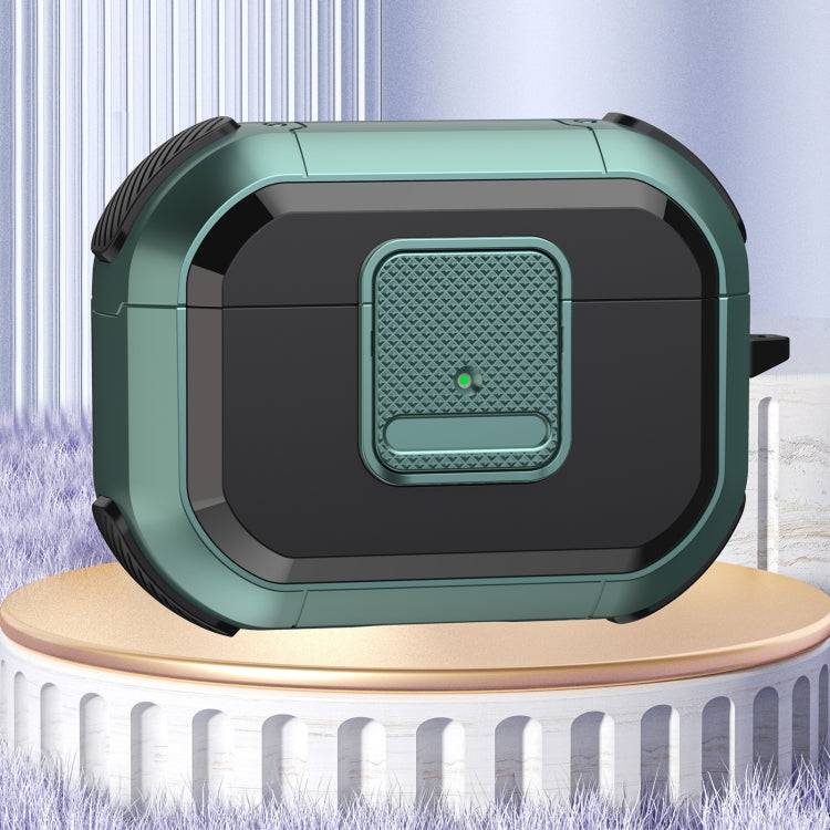 For AirPods 3 Wireless Earphones Protective Case(Dark Green) - For AirPods 3 by PMC Jewellery | Online Shopping South Africa | PMC Jewellery | Buy Now Pay Later Mobicred