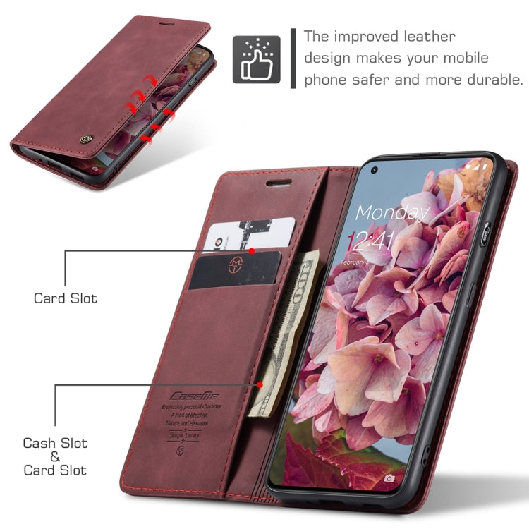 For OnePlus 11 CaseMe 013 Multifunctional Horizontal Flip Leather Phone Case(Wine Red) - OnePlus Cases by CaseMe | Online Shopping South Africa | PMC Jewellery | Buy Now Pay Later Mobicred