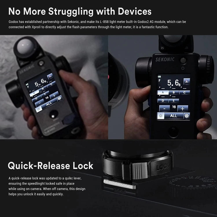 Godox XPro II TTL Wireless Flash Trigger For Canon(Black) - free shipping - PMC TechLife - Order now!