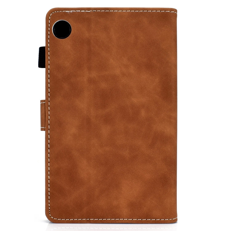 For Huawei MatePad 10.4 2022 Cowhide Texture Leather Tablet Case(Brown) - Huawei by PMC Jewellery | Online Shopping South Africa | PMC Jewellery