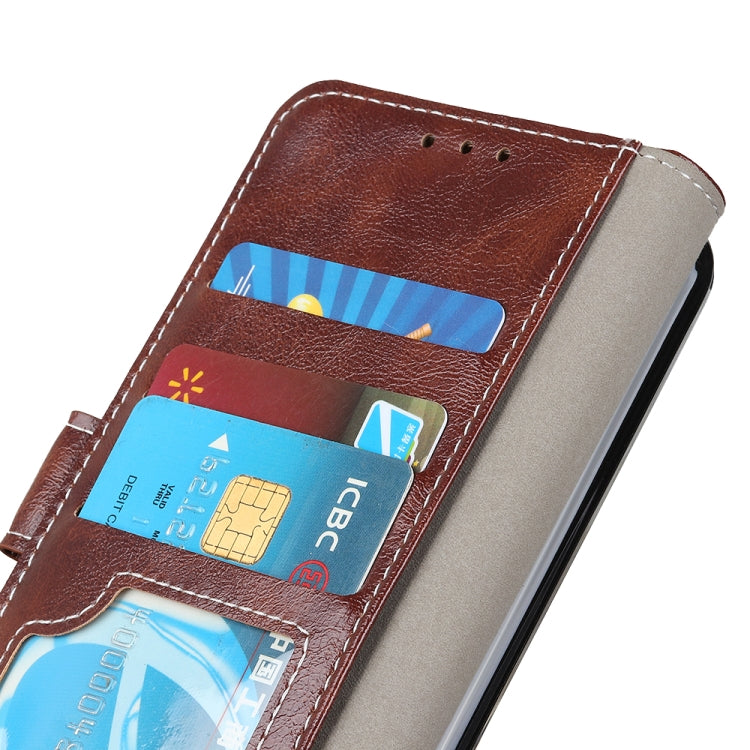 For Nokia C32 4G Retro Crazy Horse Texture Leather Phone Case(Brown) - Nokia Cases by PMC TechLife | Online Shopping South Africa | PMC TechLife | Buy Now Pay Later Mobicred