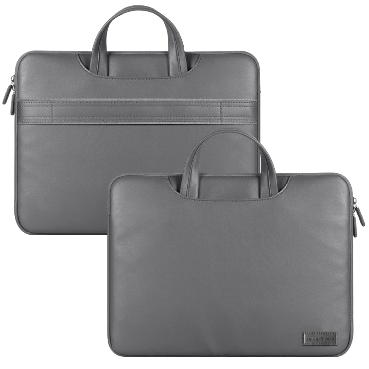 Waterproof PU Laptop Bag Inner Bag, Size:13 / 14 inch(Grey) - Other by PMC TechLife | Online Shopping South Africa | PMC TechLife | Buy Now Pay Later Mobicred