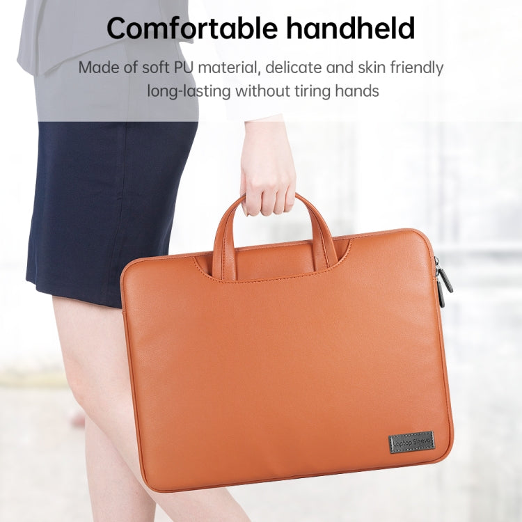 Waterproof PU Laptop Bag Inner Bag, Size:13 / 14 inch(Grey) - Other by PMC TechLife | Online Shopping South Africa | PMC TechLife | Buy Now Pay Later Mobicred