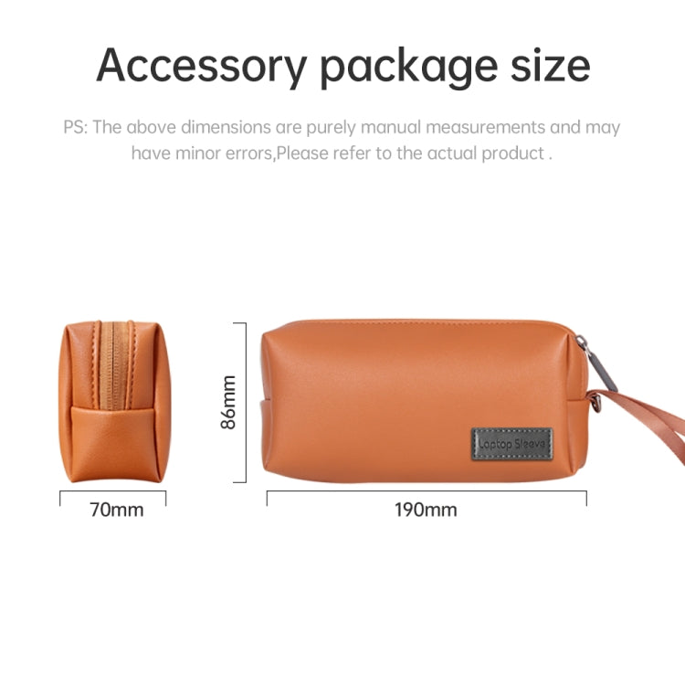 Waterproof PU Laptop Bag Inner Bag with Power Pack, Size:13 / 14 inch(Black) - Other by PMC TechLife | Online Shopping South Africa | PMC TechLife | Buy Now Pay Later Mobicred