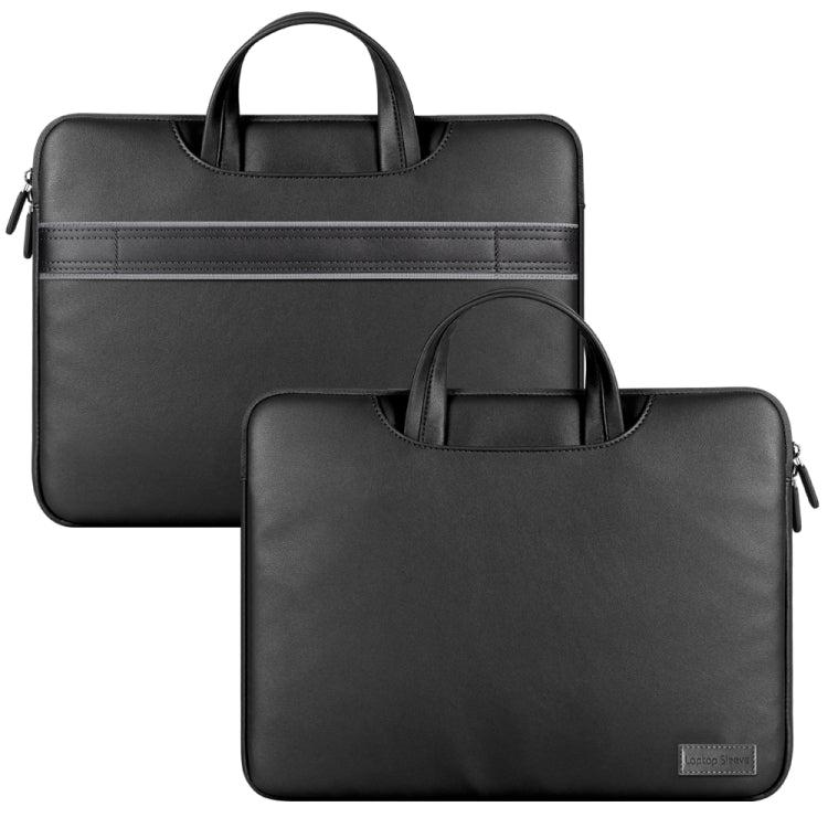 Waterproof PU Laptop Bag Inner Bag with Power Pack, Size:15 inch(Black) - Other by PMC TechLife | Online Shopping South Africa | PMC TechLife | Buy Now Pay Later Mobicred