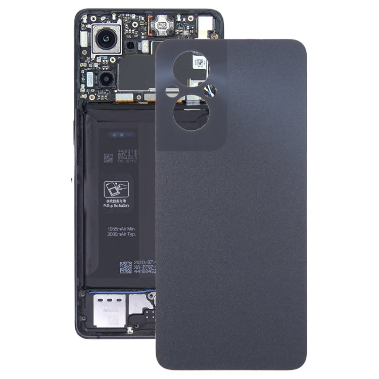 For OPPO Reno8 Z 5G Original Battery Back Cover(Black) - Back Cover by PMC Jewellery | Online Shopping South Africa | PMC Jewellery