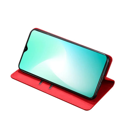 For Blackview A85 Skin Feel Magnetic Horizontal Flip Leather Phone Case(Red) - More Brand by PMC Jewellery | Online Shopping South Africa | PMC Jewellery | Buy Now Pay Later Mobicred