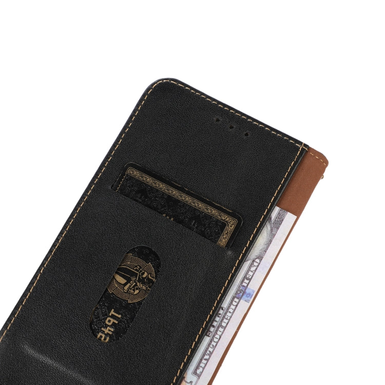 For Google Pixel 8 KHAZNEH Nappa Top Layer Cowhide Leather Phone Case(Black) - Google Cases by PMC TechLife | Online Shopping South Africa | PMC TechLife | Buy Now Pay Later Mobicred