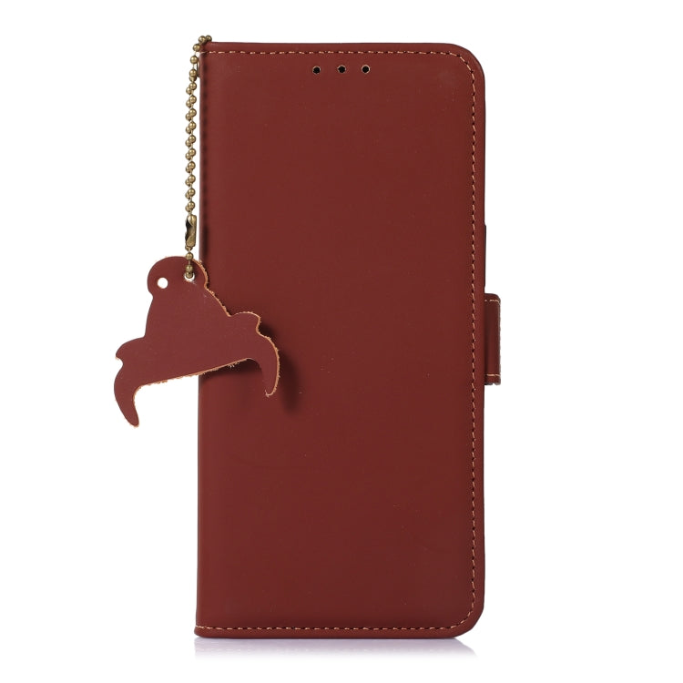 For Google Pixel 8 Pro Genuine Leather Magnetic RFID Leather Phone Case(Coffee) - free shipping - PMC TechLife - Order now!