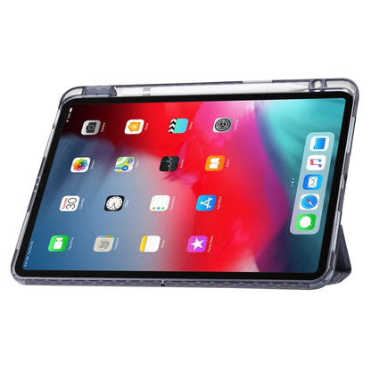 For iPad Pro 12.9 2022 / Air 13 2024 Clear Acrylic Deformation Leather Tablet Case(Dark Green) - iPad Pro 12.9 (2022/2021) Cases by PMC Jewellery | Online Shopping South Africa | PMC Jewellery | Buy Now Pay Later Mobicred