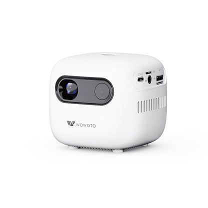 WOWOTO Q6Plus TIDLP 0.2DMD 854 x 480 4K 100ANSI RGB LED Smart Projector(UK Plug) - LED Projector by WOWOTO | Online Shopping South Africa | PMC Jewellery | Buy Now Pay Later Mobicred