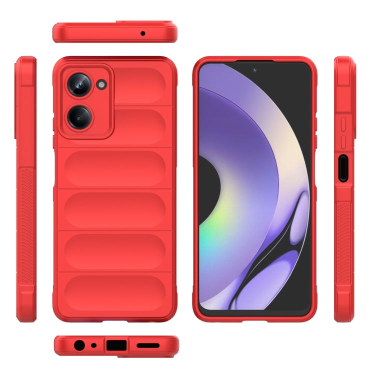 For Realme 10 Pro 5G Magic Shield TPU + Flannel Phone Case(Red) - free shipping - PMC TechLife - Order now!