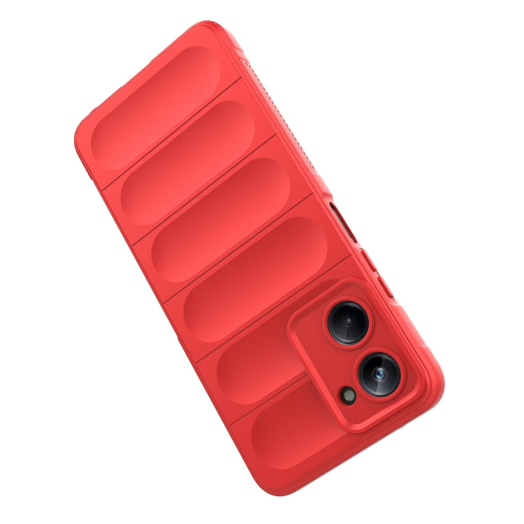For Realme 10 Pro 5G Magic Shield TPU + Flannel Phone Case(Red) - free shipping - PMC TechLife - Order now!