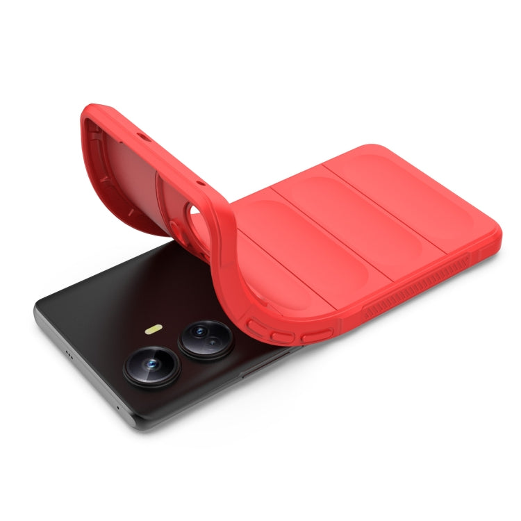 For Realme 10 Pro 5G Magic Shield TPU + Flannel Phone Case(Red) - free shipping - PMC TechLife - Order now!