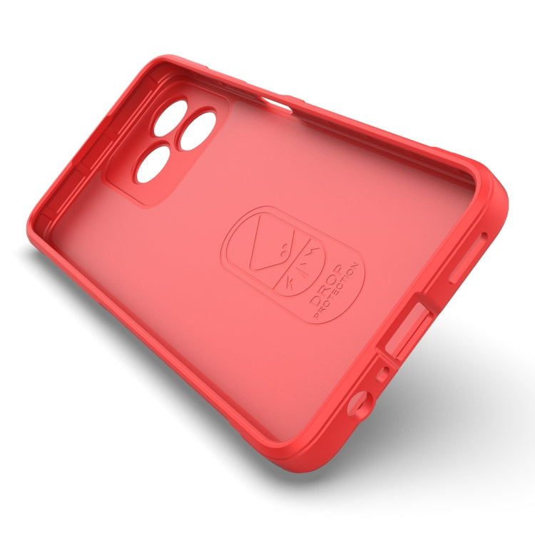 For Realme C53 4G Magic Shield TPU + Flannel Phone Case(Wine Red) - Realme Cases by PMC TechLife | Online Shopping South Africa | PMC TechLife | Buy Now Pay Later Mobicred
