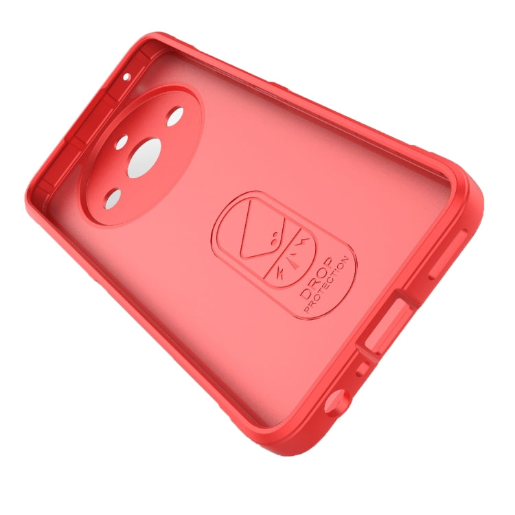 For Realme 11 5G Magic Shield TPU + Flannel Phone Case(White) - Realme Cases by PMC TechLife | Online Shopping South Africa | PMC TechLife | Buy Now Pay Later Mobicred