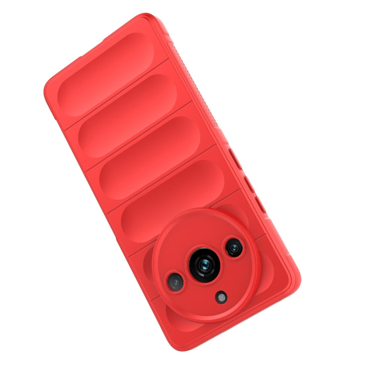 For Realme 11 Pro 5G/11 Pro+ 5G Magic Shield TPU + Flannel Phone Case(Black) - Realme Cases by PMC TechLife | Online Shopping South Africa | PMC TechLife | Buy Now Pay Later Mobicred