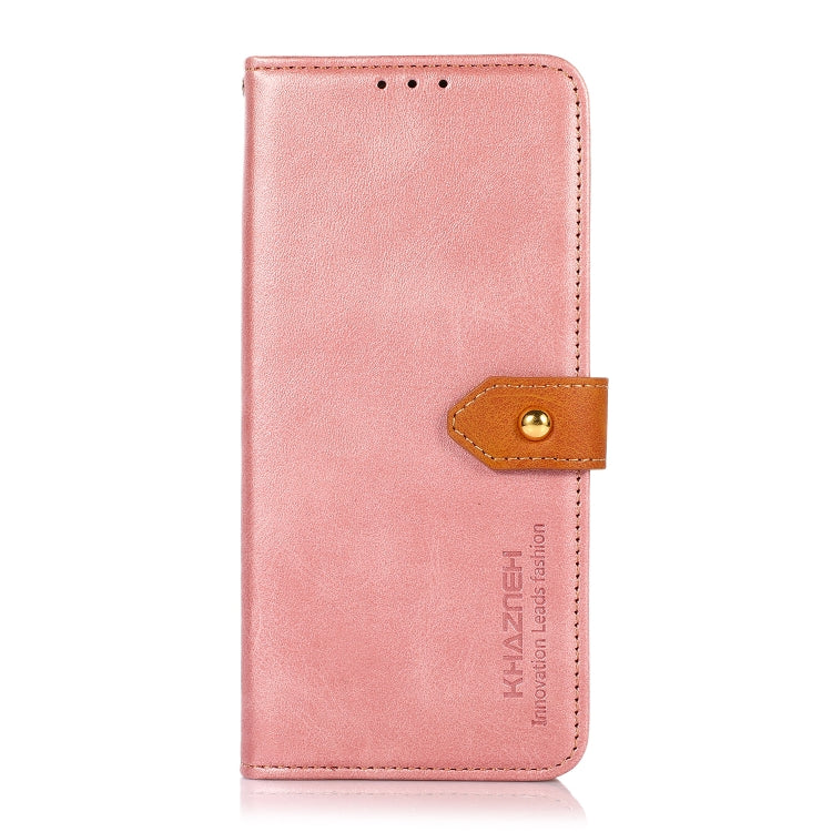 For Xiaomi Redmi K70 5G / K70 Pro 5G KHAZNEH Cowhide Texture Flip Leather Phone Case(Rose Gold) - Xiaomi Cases by PMC Jewellery | Online Shopping South Africa | PMC Jewellery | Buy Now Pay Later Mobicred