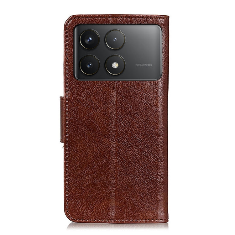 For Xiaomi Redmi K70 5G / K70 Pro 5G Nappa Texture Horizontal Flip Leather Phone Case(Brown) - K70 Cases by PMC Jewellery | Online Shopping South Africa | PMC Jewellery | Buy Now Pay Later Mobicred