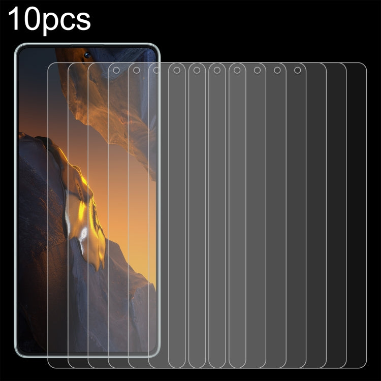 For Xiaomi Poco F5 10pcs 0.26mm 9H 2.5D Tempered Glass Film -  by PMC Jewellery | Online Shopping South Africa | PMC Jewellery