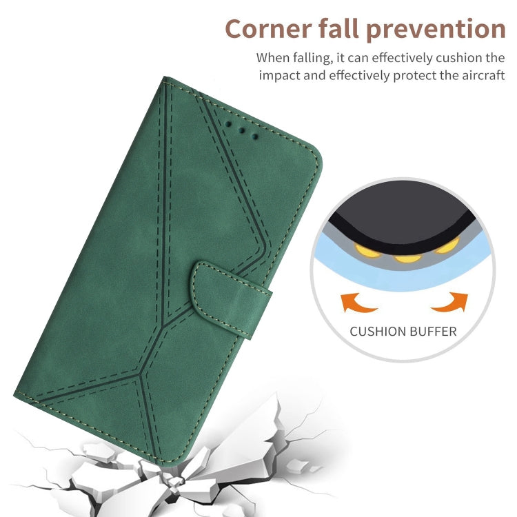 For Motorola Moto E22 / E22i 4G Stitching Embossed Leather Phone Case(Green) - free shipping - PMC TechLife - Order now!